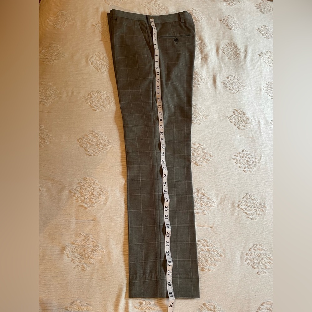 Gray Checkered Men's Suit and Pants - Picture 8 of 9